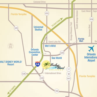 Floridays resort map Floridays resort map